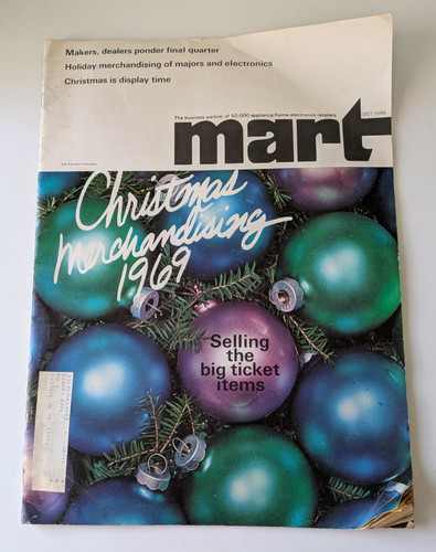 Mart magazine xmas 1969 rca - mart,